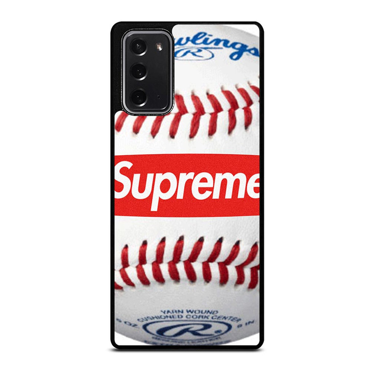 SUPREME X RAWLINGS BASEBALL Samsung Galaxy Note 20 Case SUPREME X RAWLINGS BASEBALL Samsung Galaxy Note 20 Case