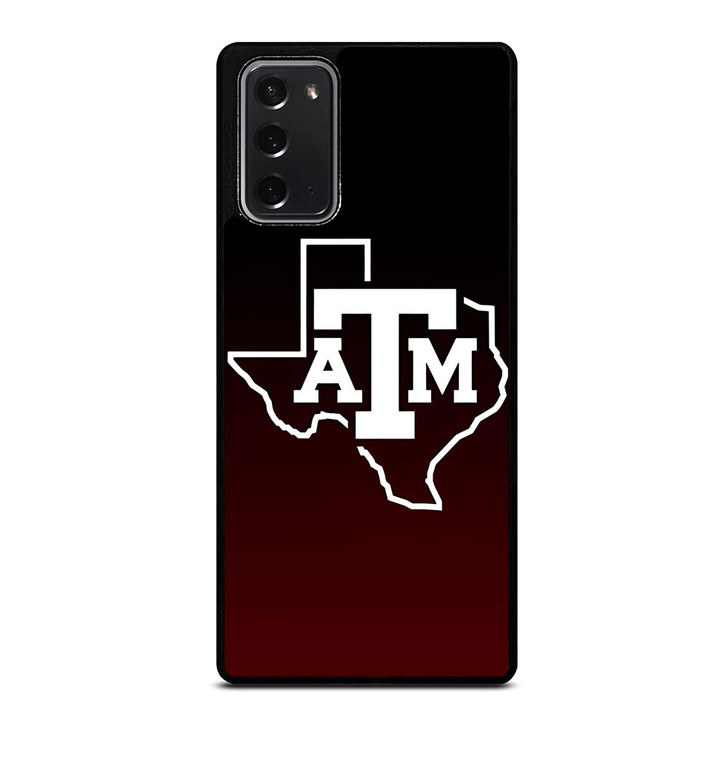 TEXAS A&M AGGIES FOOTBALL SYMBOL Samsung Galaxy Note 20 Case TEXAS A&M AGGIES FOOTBALL SYMBOL Samsung Galaxy Note 20 Case