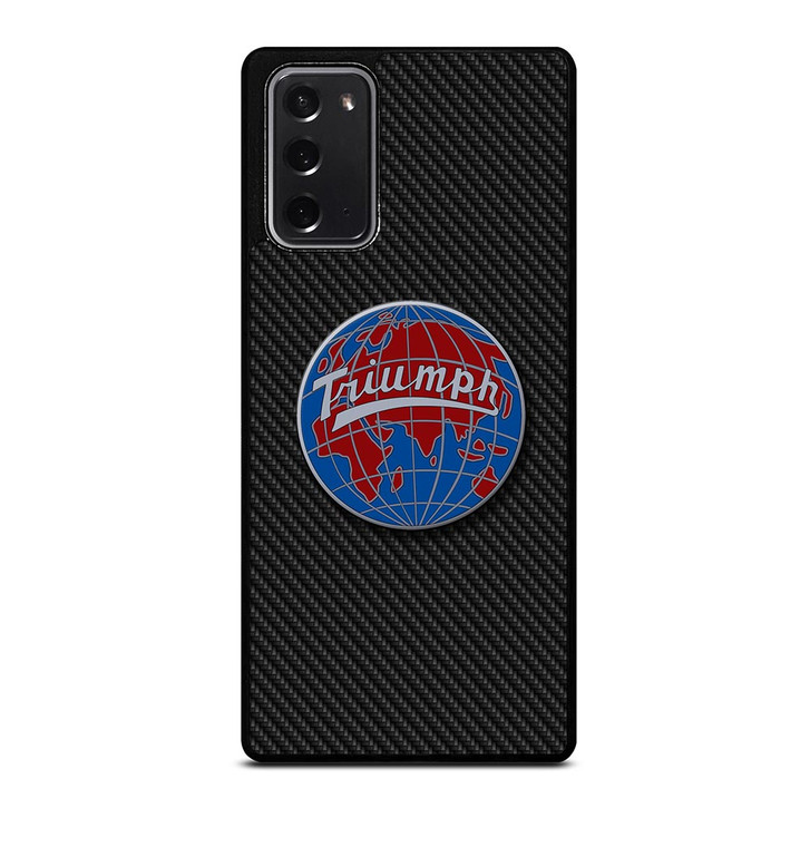 TRIUMPH WORLDWIDE LOGO CARBON Samsung Galaxy Note 20 Case TRIUMPH WORLDWIDE LOGO CARBON Samsung Galaxy Note 20 Case