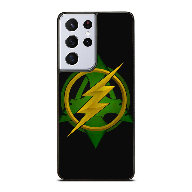 ARROW VS THE FLASH LOGO Samsung Galaxy S21 Ultra Case