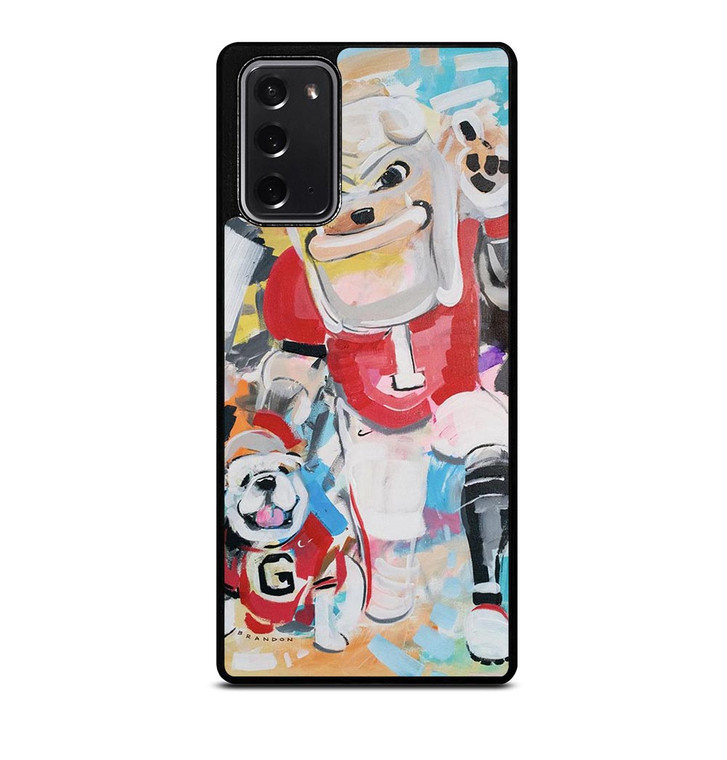 UNIVERSITY OF GEORGIA BULLDOGS UGA ART Samsung Galaxy Note 20 Case