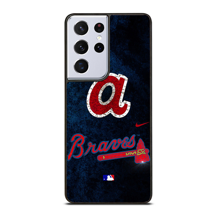 ATLANTA BRAVES MLB LOGO 2 Samsung Galaxy S21 Ultra Case