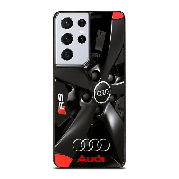 AUDI VELG LOGO BLACK Samsung Galaxy S21 Ultra Case
