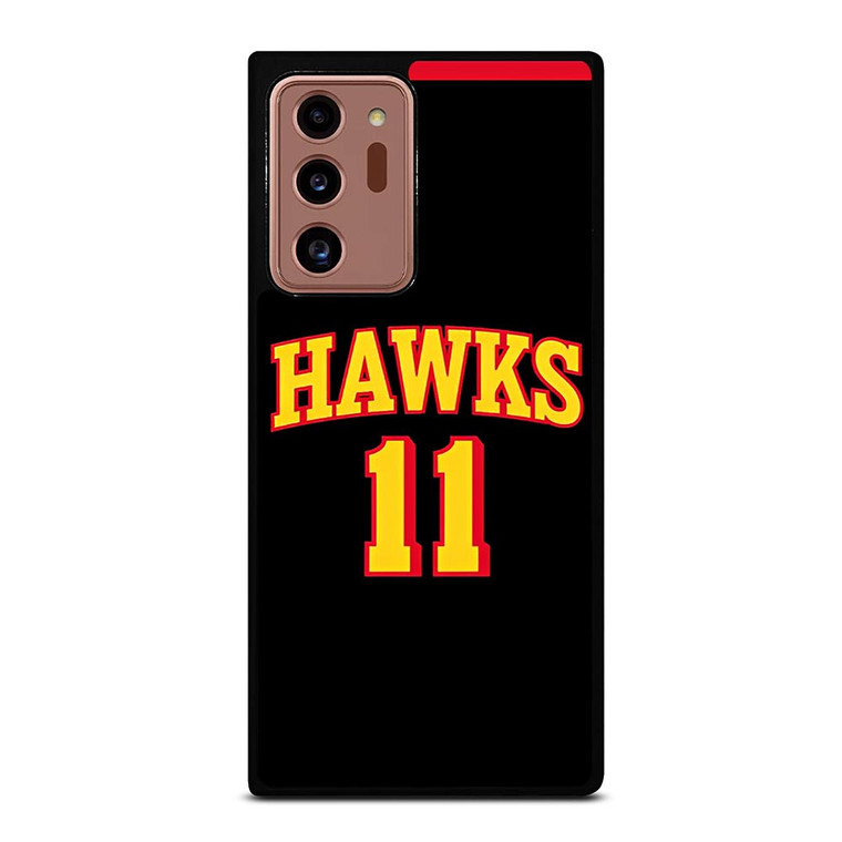TRAE YOUNG ATLANTA HAWKS BLACK Samsung Galaxy Note 20 Ultra Case TRAE YOUNG ATLANTA HAWKS BLACK Samsung Galaxy Note 20 Ultra Case