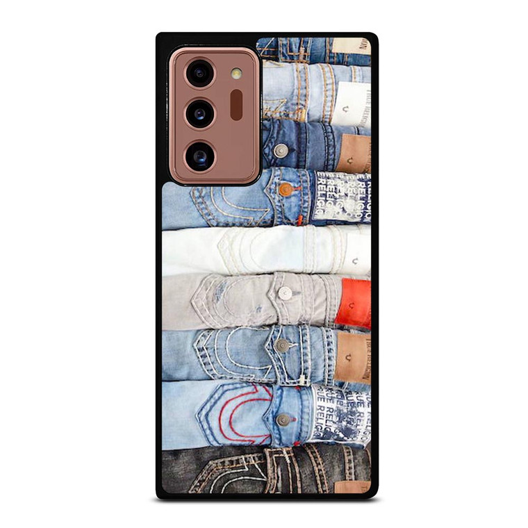 TRUE RELIGION BRAND JEANS COLLAGE Samsung Galaxy Note 20 Ultra Case TRUE RELIGION BRAND JEANS COLLAGE Samsung Galaxy Note 20 Ultra Case