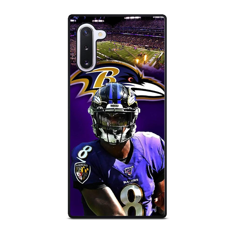 LAMAR JACKSON RAVENS BALTIMORE Samsung Galaxy Note 10 Case