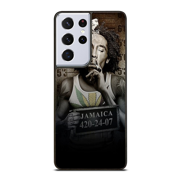 BOB MARLEY JAMAICAN MARIJUANA Samsung Galaxy S21 Ultra Case