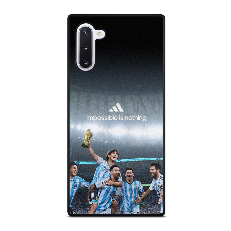 LIONEL MESSI IMPOSSIBLE IS NOTHING ADIDAS Samsung Galaxy Note 10 Case
