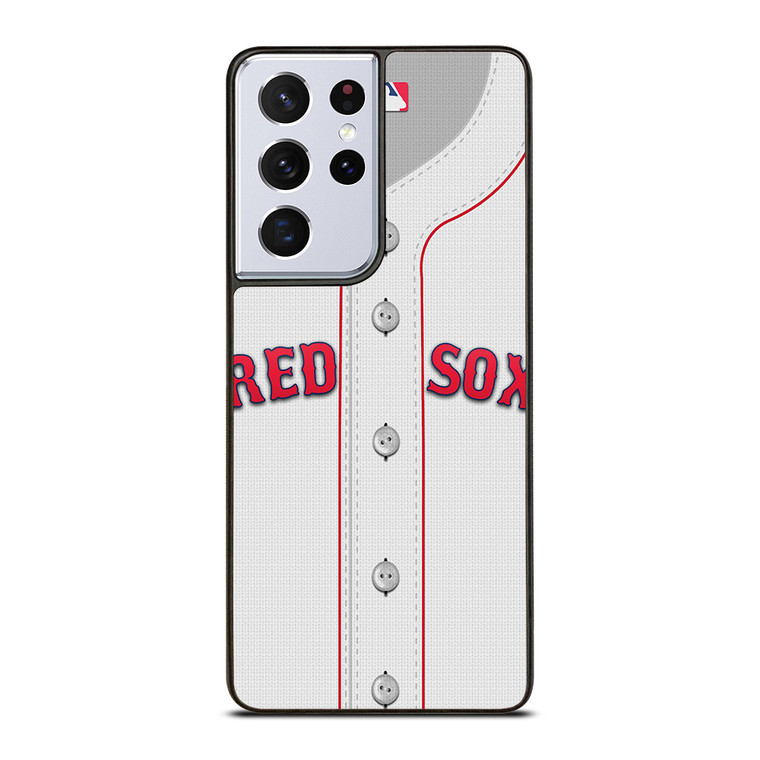 BOSTON RED SOX JERSEY Samsung Galaxy S21 Ultra Case BOSTON RED SOX JERSEY Samsung Galaxy S21 Ultra Case