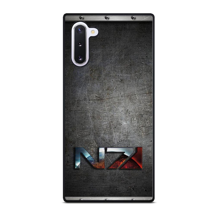 N7 ARMOUR MASS EFFECT METAL EMBLEM Samsung Galaxy Note 10 Case