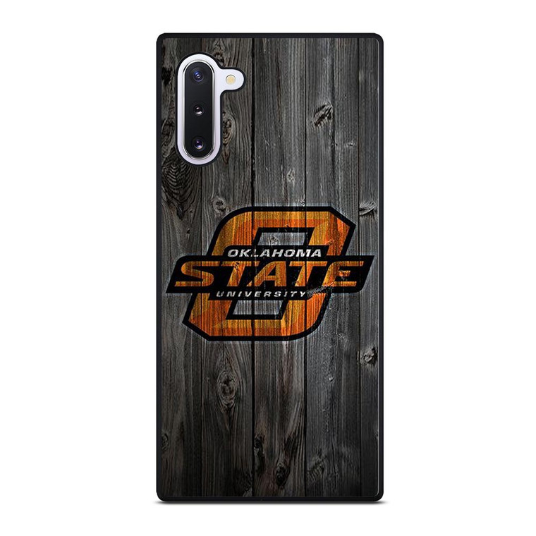OKLAHOMA STATE UNIVERSITY WOODEN LOGO Samsung Galaxy Note 10 Case