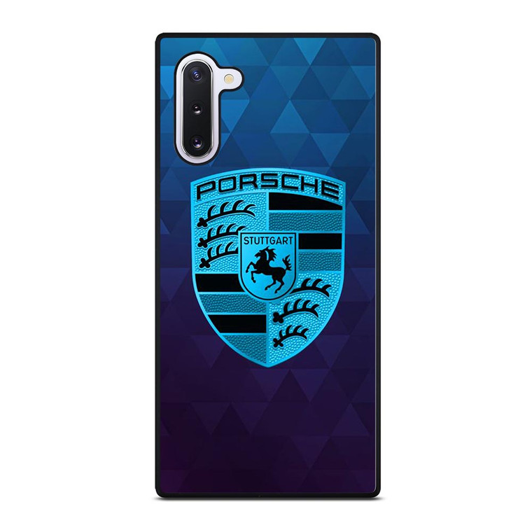 PORSCHE CAR BLUE LOGO Samsung Galaxy Note 10 Case