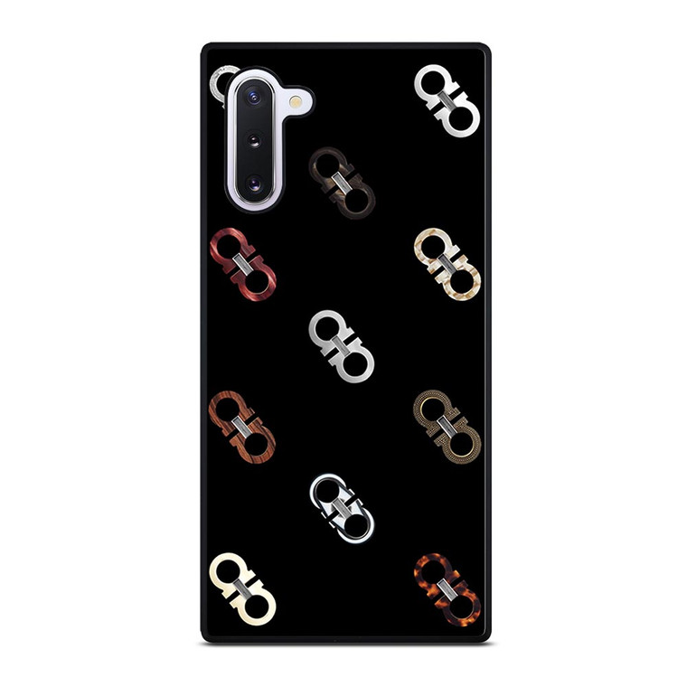 SALVATORE FERRAGAMO LOGO PATTERN Samsung Galaxy Note 10 Case