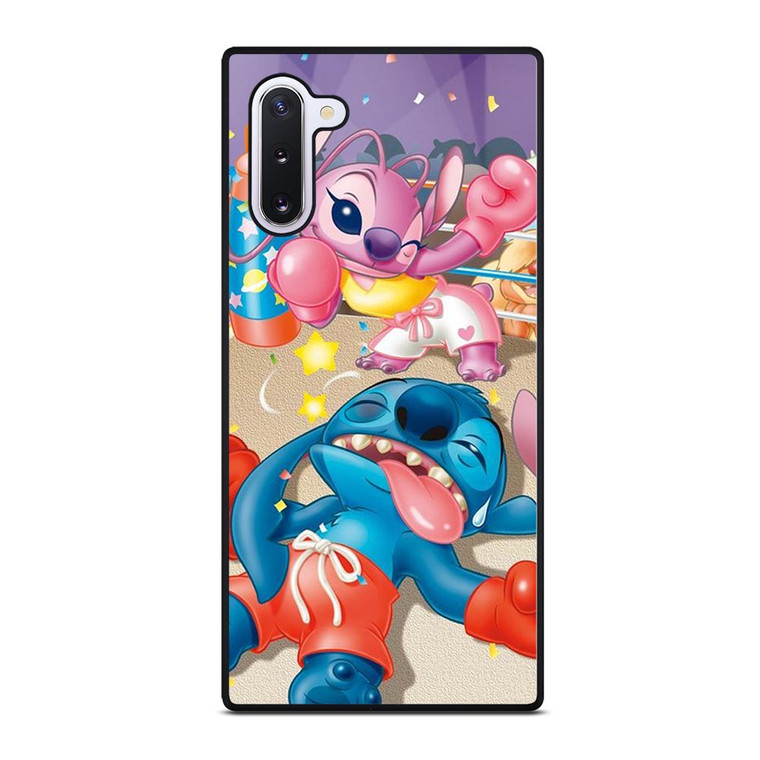 STITCH AND GIRLFRIEND BOXING Samsung Galaxy Note 10 Case