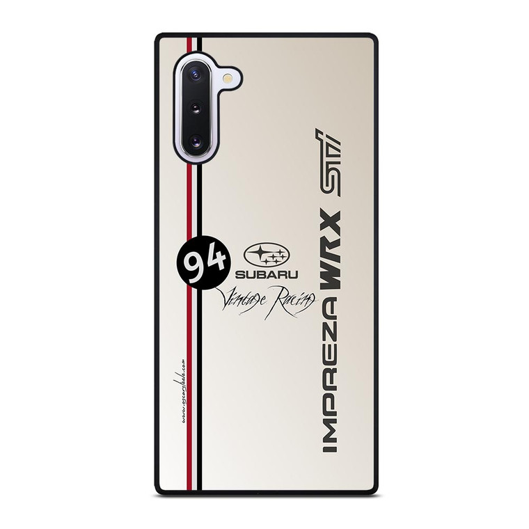 SUBARUWRX STI VINTAGE CAR Samsung Galaxy Note 10 Case