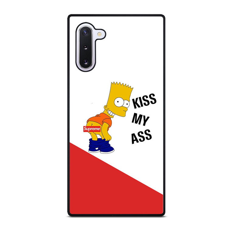 SUPREME BART SIMPSON KISS MY ASS Samsung Galaxy Note 10 Case
