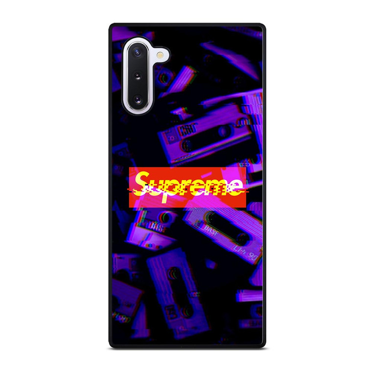 SUPREME PURPLE CASSETTE GLITCH Samsung Galaxy Note 10 Case SUPREME PURPLE CASSETTE GLITCH Samsung Galaxy Note 10 Case
