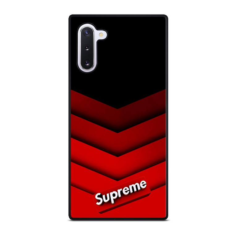 SUPREME RED PATTERN Samsung Galaxy Note 10 Case