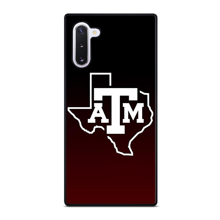 TEXAS A&M AGGIES FOOTBALL SYMBOL Samsung Galaxy Note 10 Case TEXAS A&M AGGIES FOOTBALL SYMBOL Samsung Galaxy Note 10 Case