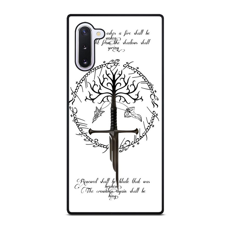 TREE LORD OF THE RING SWORD Samsung Galaxy Note 10 Case