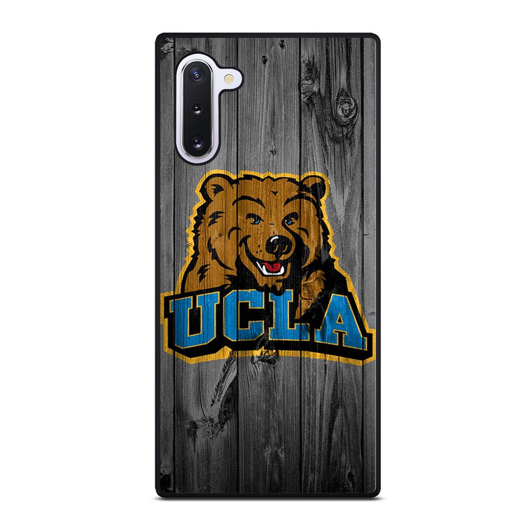 UCLA BRUINS FOOTBALL WOODEN LOGO Samsung Galaxy Note 10 Case
