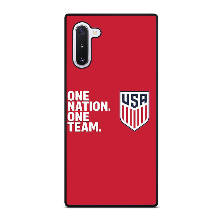USA SOCCER ONE NATION ONE TEAM Samsung Galaxy Note 10 Case USA SOCCER ONE NATION ONE TEAM Samsung Galaxy Note 10 Case