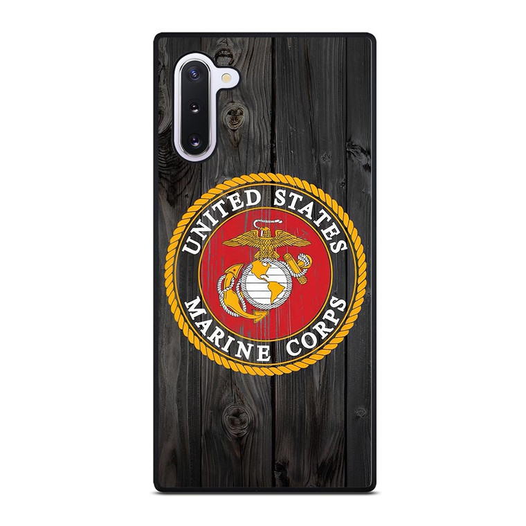 USMC US MARINE CORPS WOOD Samsung Galaxy Note 10 Case USMC US MARINE CORPS WOOD Samsung Galaxy Note 10 Case