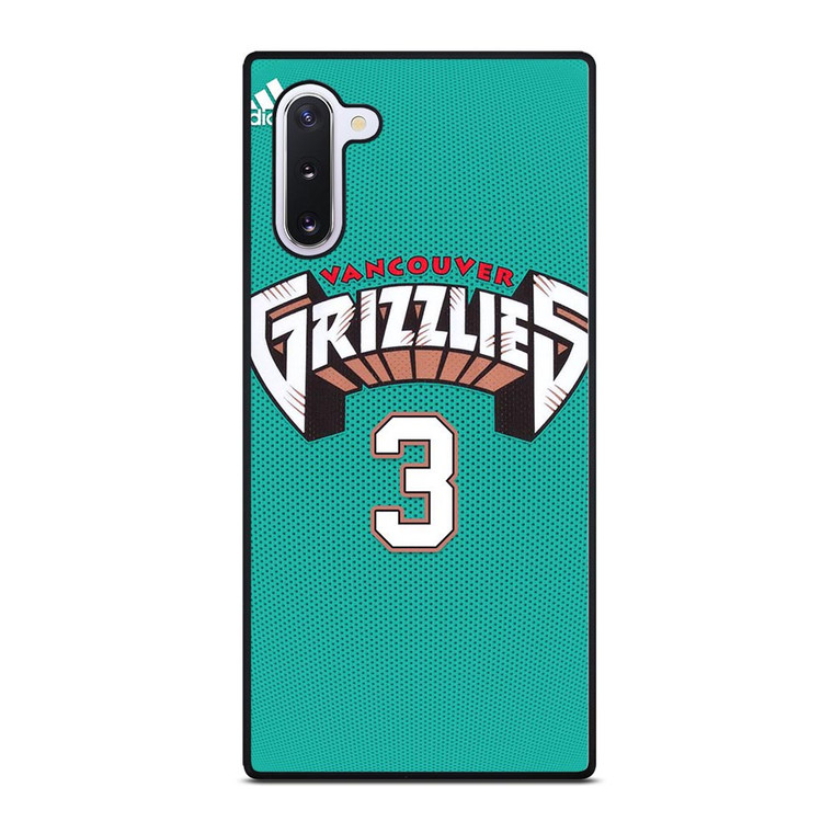 VANCOUVER GRIZZLIES 3 JERSEY Samsung Galaxy Note 10 Case