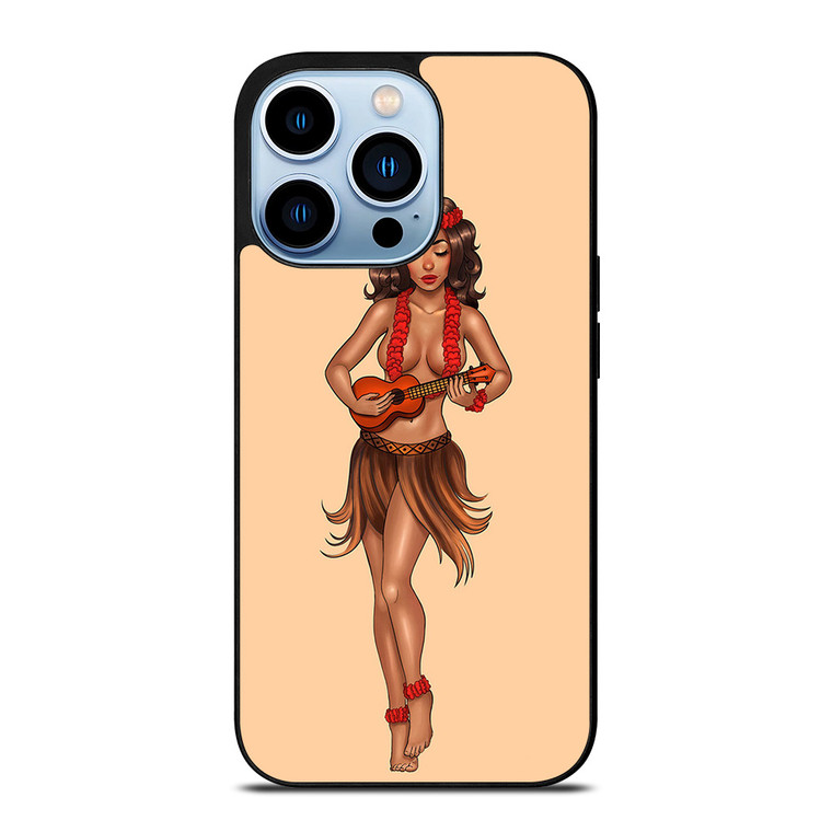 SAILOR JERRY S HULA GIRL iPhone 13 Pro Max Case SAILOR JERRY S HULA GIRL iPhone 13 Pro Max Case