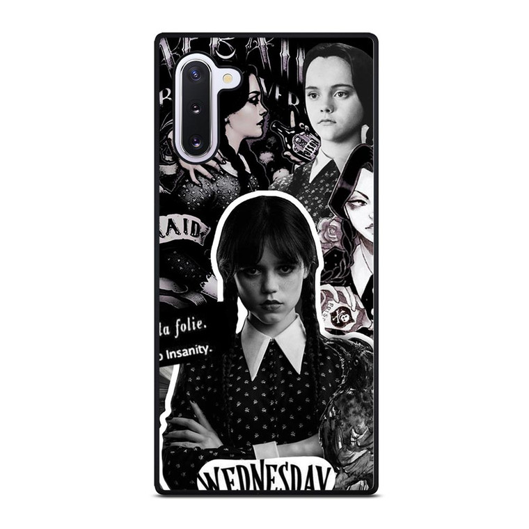 WEDNESDAY ADDAMS MOVIES COLLAGE Samsung Galaxy Note 10 Case