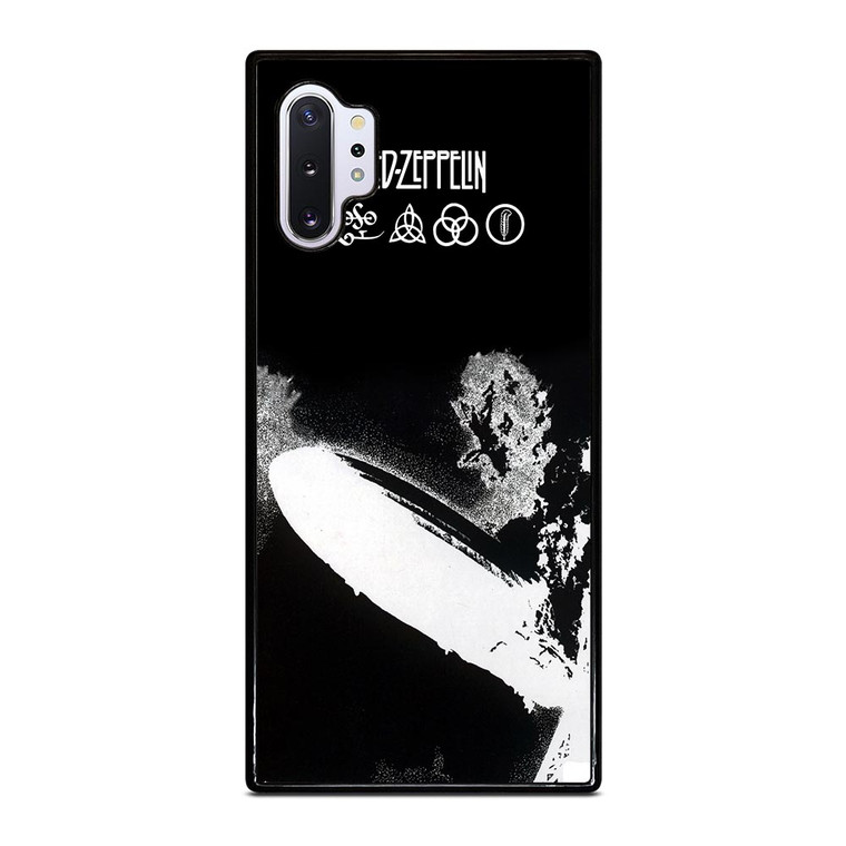 LED ZEPPELIN BLACK WHITE LOGO Samsung Galaxy Note 10 Plus Case