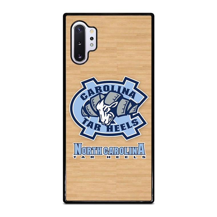 NORTH CAROLINA TAR HEELS WOODEN LOGO Samsung Galaxy Note 10 Plus Case