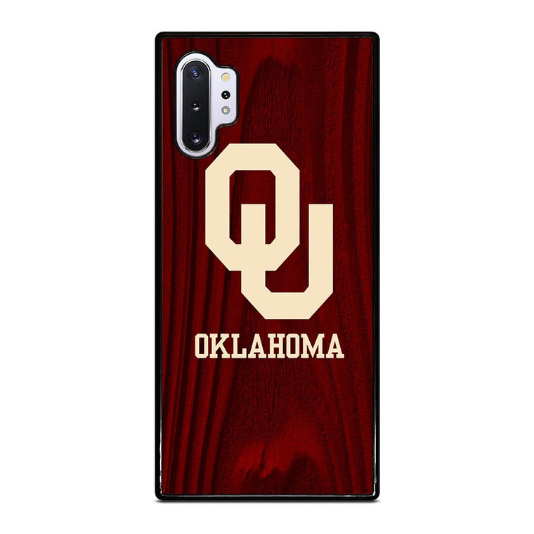 OKLAHOMA SOONERS WOODEN LOGO Samsung Galaxy Note 10 Plus Case
