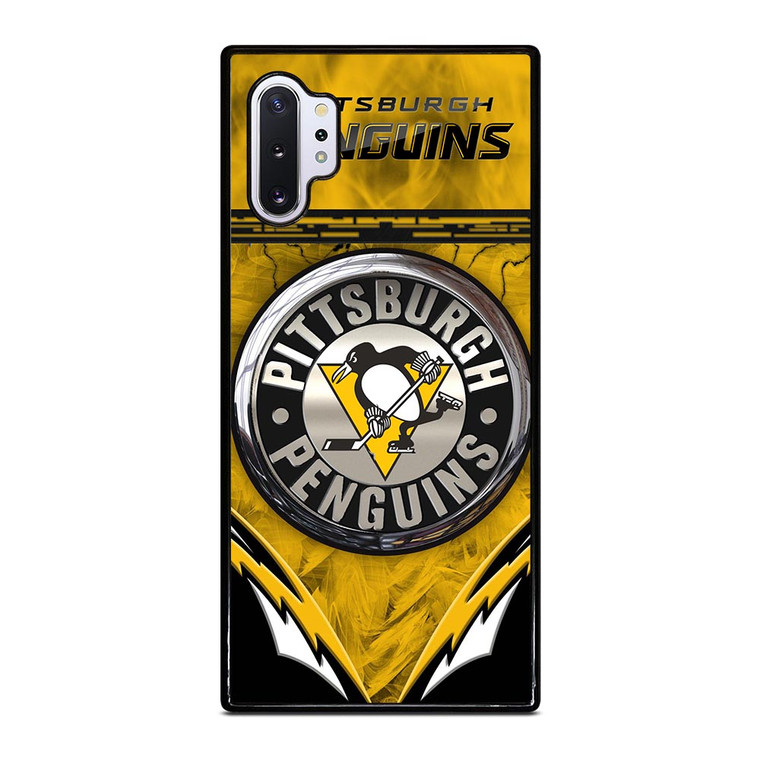 PITTSBURGH PENGUINS METAL NHL Samsung Galaxy Note 10 Plus Case