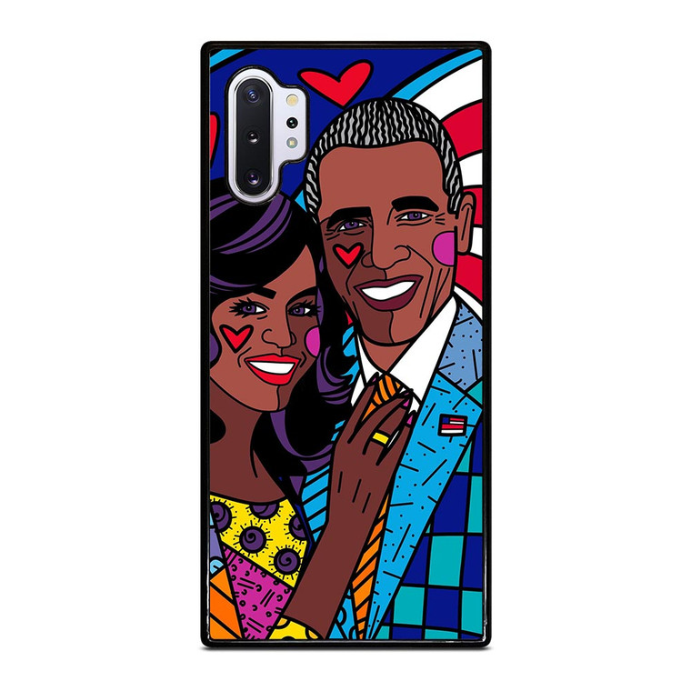ROMERO BRITTO BARACK OBAMA Samsung Galaxy Note 10 Plus Case