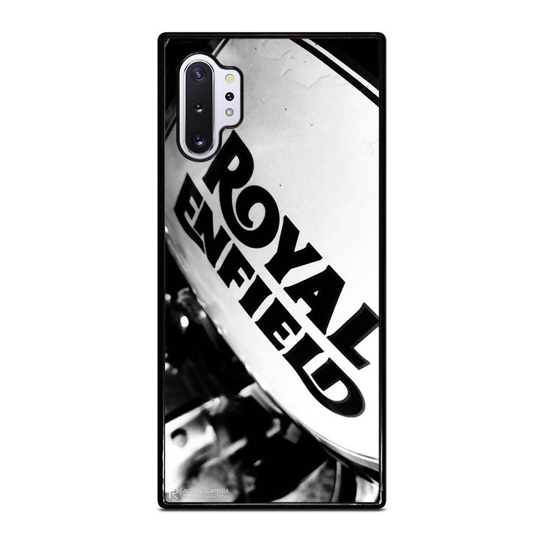 ROYAL ENFIELD LOGO BLACK WHITE Samsung Galaxy Note 10 Plus Case
