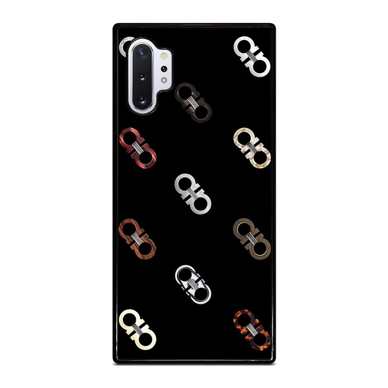 SALVATORE FERRAGAMO LOGO PATTERN Samsung Galaxy Note 10 Plus Case