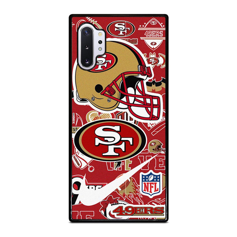 SAN FRANCISCO 49ERS NFL STICKER BOMB Samsung Galaxy Note 10 Plus Case
