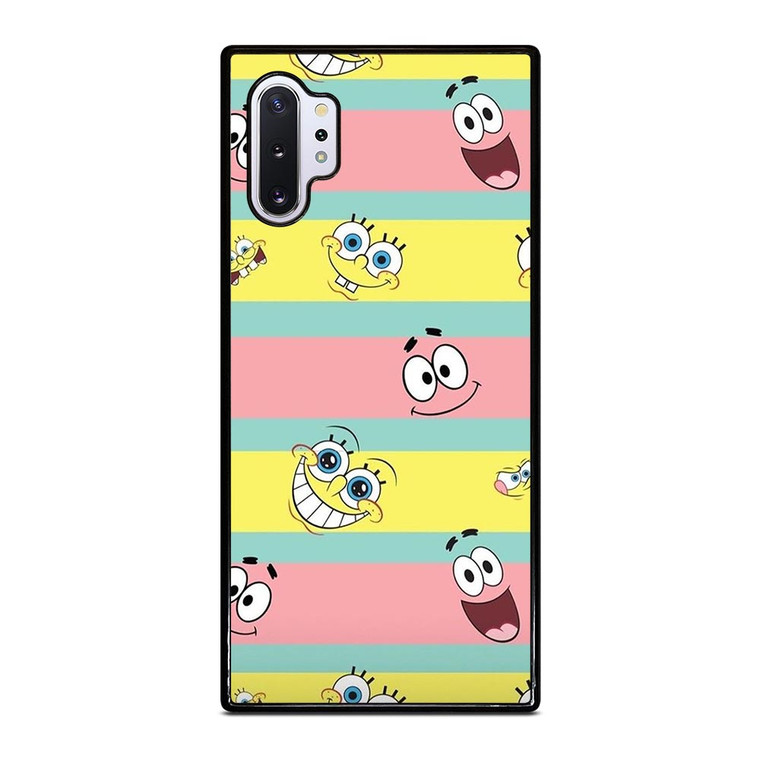 SPONGEBOB PATRICK CUTE STRIPE Samsung Galaxy Note 10 Plus Case