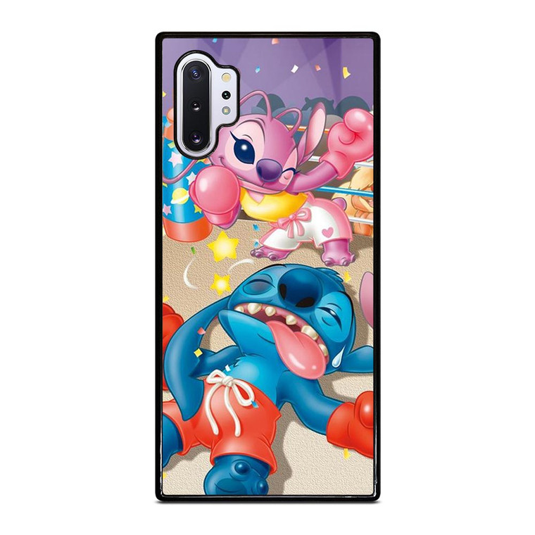 STITCH AND GIRLFRIEND BOXING Samsung Galaxy Note 10 Plus Case