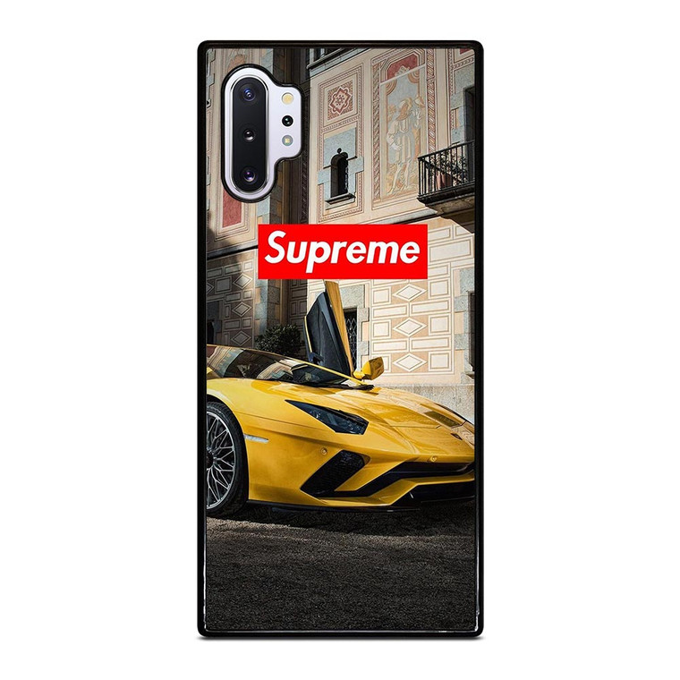 SUPREME YELLOW LAMBORGINI Samsung Galaxy Note 10 Plus Case