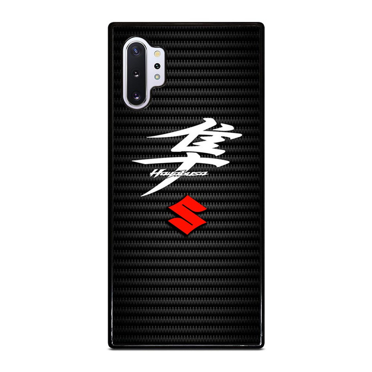 SUZUKI HAYABUSA CARBON LOGO Samsung Galaxy Note 10 Plus Case