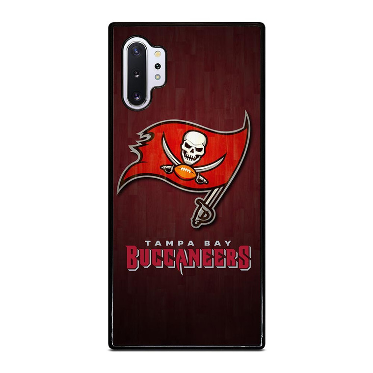TAMPA BAY BUCCANEERS WOODEN LOGO Samsung Galaxy Note 10 Plus Case