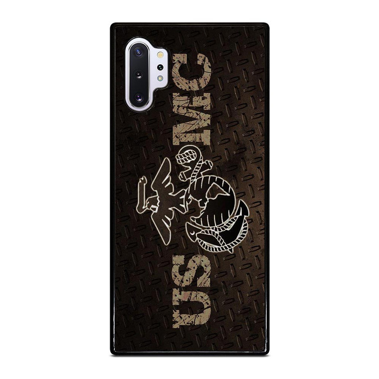 UNITED STATED MARINE CORPS METAL LOGO Samsung Galaxy Note 10 Plus Case
