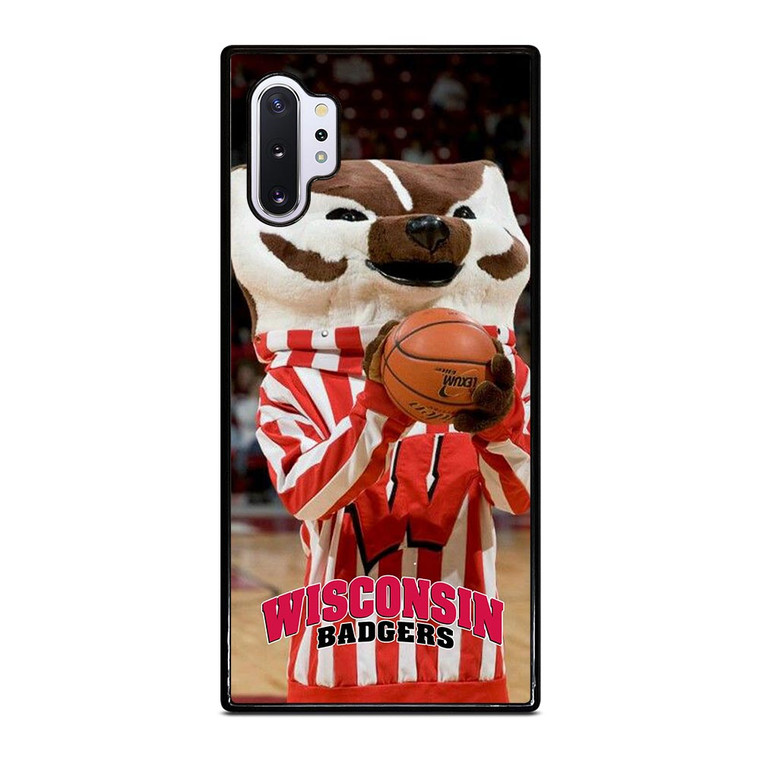 WISCONSIN BADGER MASCOT 2 Samsung Galaxy Note 10 Plus Case