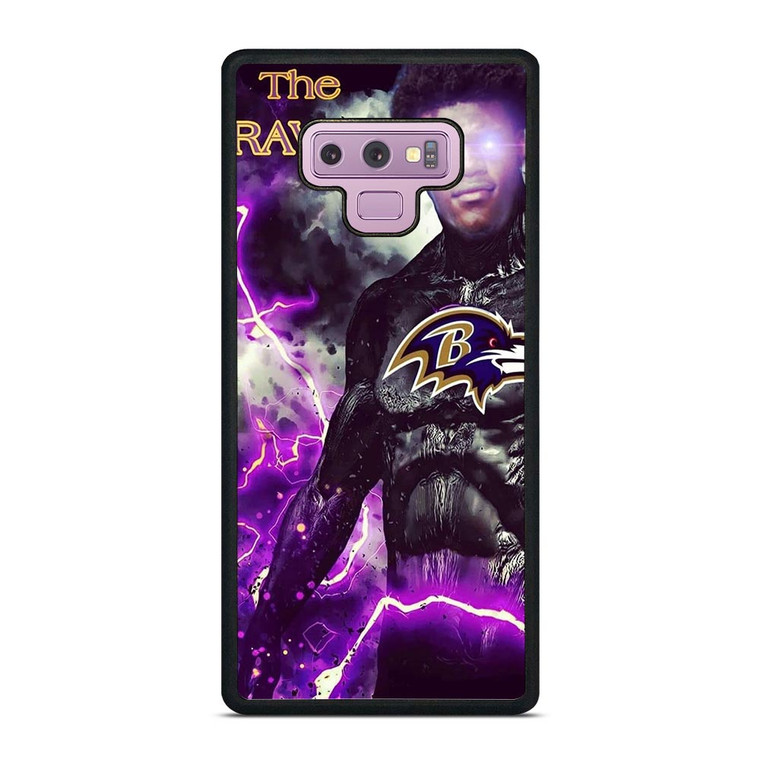LAMAR JACKSON BALTIMORE RAVENS ART Samsung Galaxy Note 9 Case