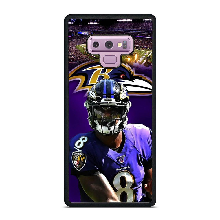 LAMAR JACKSON RAVENS BALTIMORE Samsung Galaxy Note 9 Case