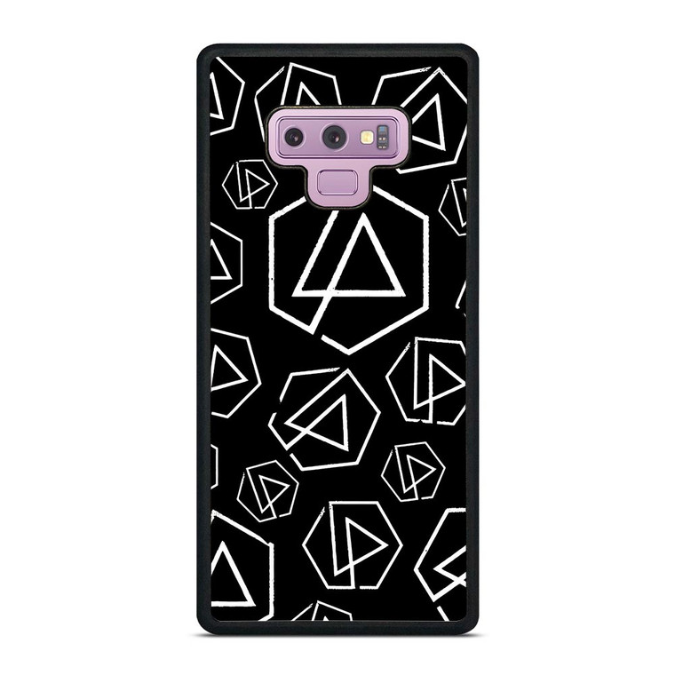 LINKIN PARK ROCK BAND LOGO PATTERN Samsung Galaxy Note 9 Case
