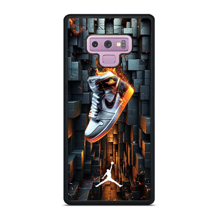 MICHAEL JORDAN AIR SHOES Samsung Galaxy Note 9 Case