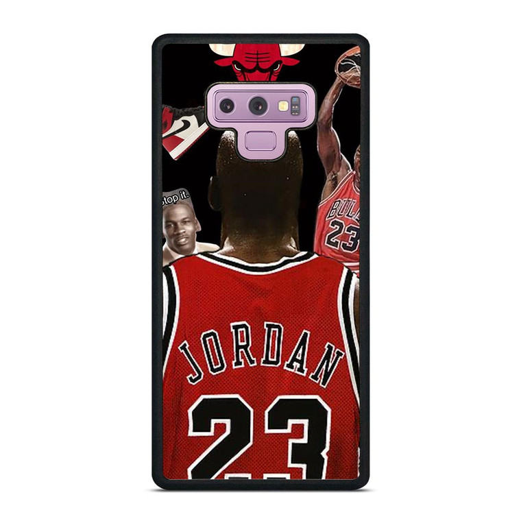 MICHAEL JORDAN CHICAGO BULLS COLLAGE Samsung Galaxy Note 9 Case